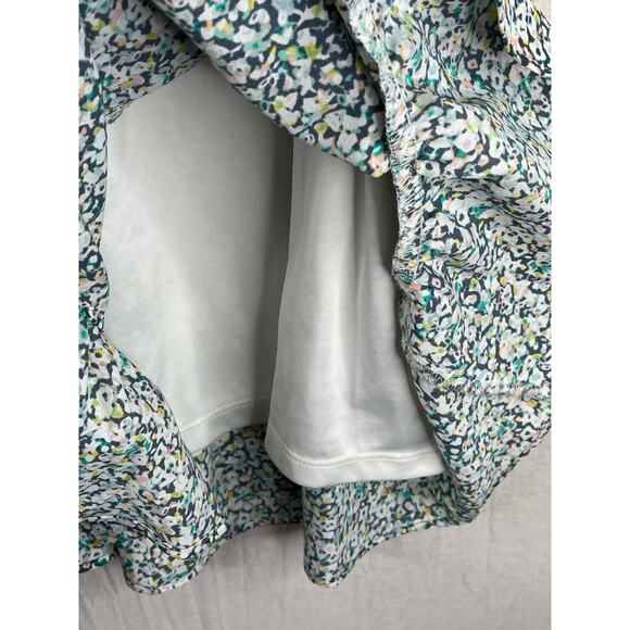 Lauren Conrad floral ruffle dress, size L EUC - Picture 8 of 12